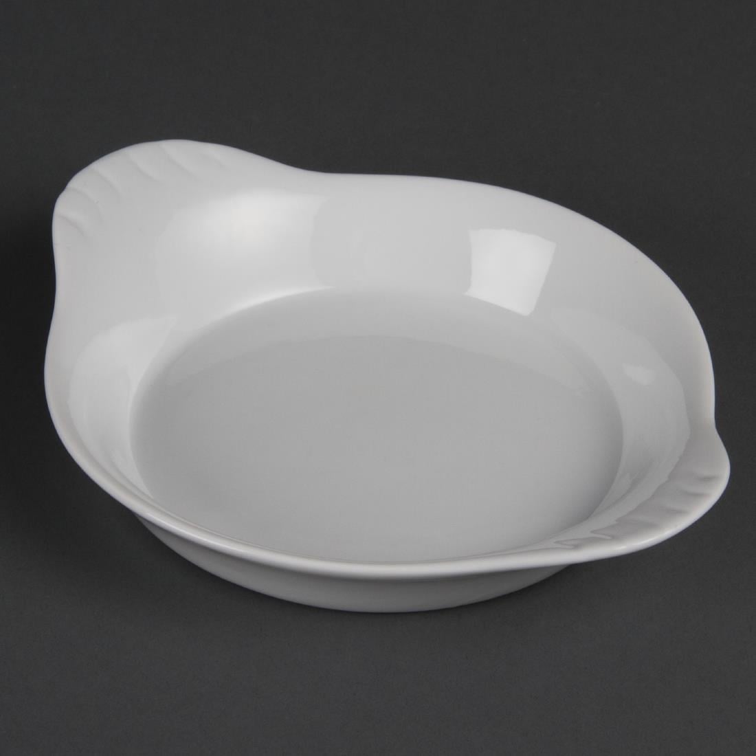 Olympia Whiteware Round Eared Dishes 192 x 151mm (6 Pack) (Pack of 6) • PAS-W444