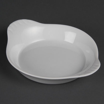 Olympia Whiteware Round Eared Dishes 192 x 151mm (6 Pack) (Pack of 6) • PAS-W444