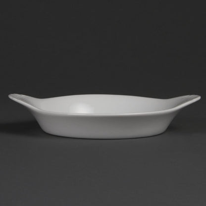 Olympia Whiteware Round Eared Dishes 192 x 151mm (6 Pack) (Pack of 6) • PAS-W444