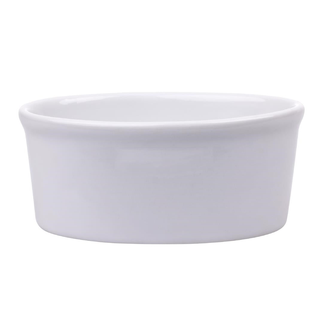 Olympia Whiteware Oval Ramekin - 100mm (12 Pack) • PAS-W445