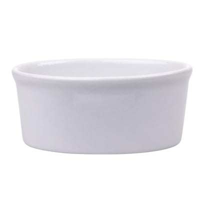 Olympia Whiteware Oval Ramekin - 100mm (12 Pack) • PAS-W445