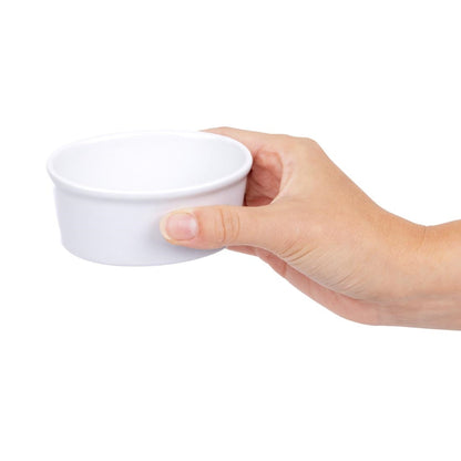 Olympia Whiteware Oval Ramekin - 100mm (12 Pack) • PAS-W445