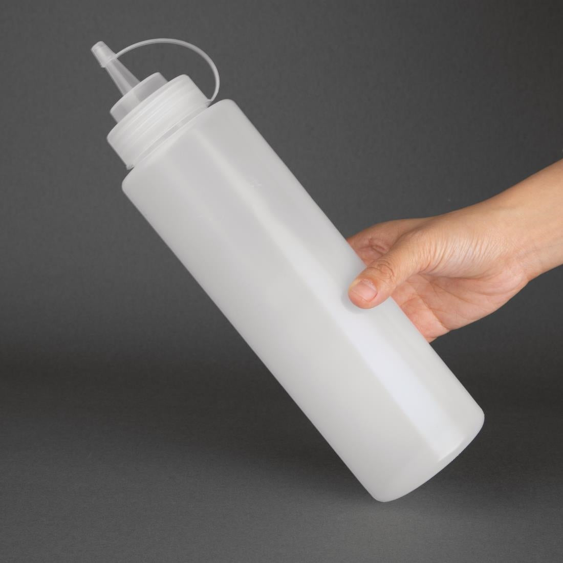 Vogue Clear Squeeze Sauce Bottle 994ml • PAS-W832