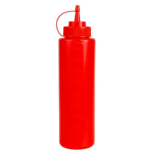 Vogue Red Squeeze Sauce Bottle 994ml • PAS-W833