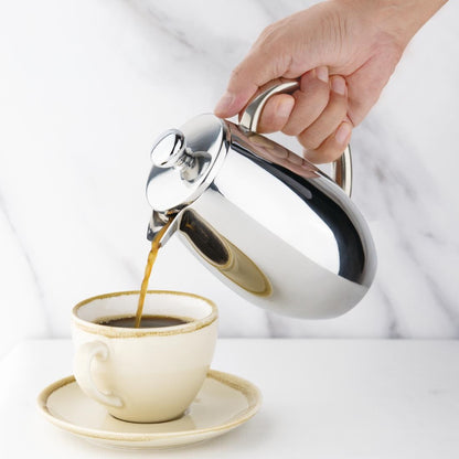 Olympia Insulated Stainless Steel Coffee Plunger 3 Cup • PAS-W836
