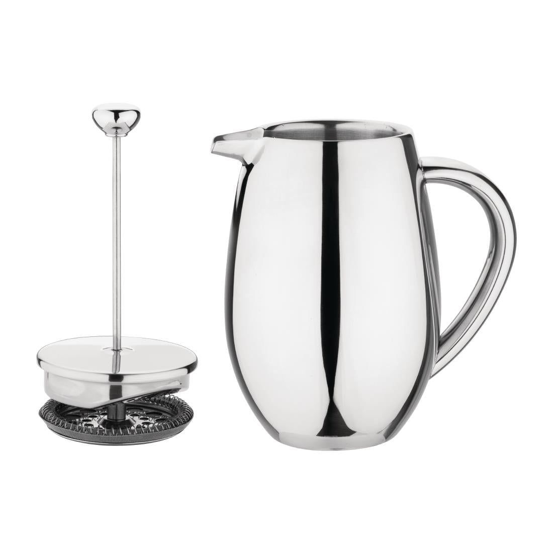 Olympia Insulated Stainless Steel Coffee Plunger 6 Cup • PAS-W837