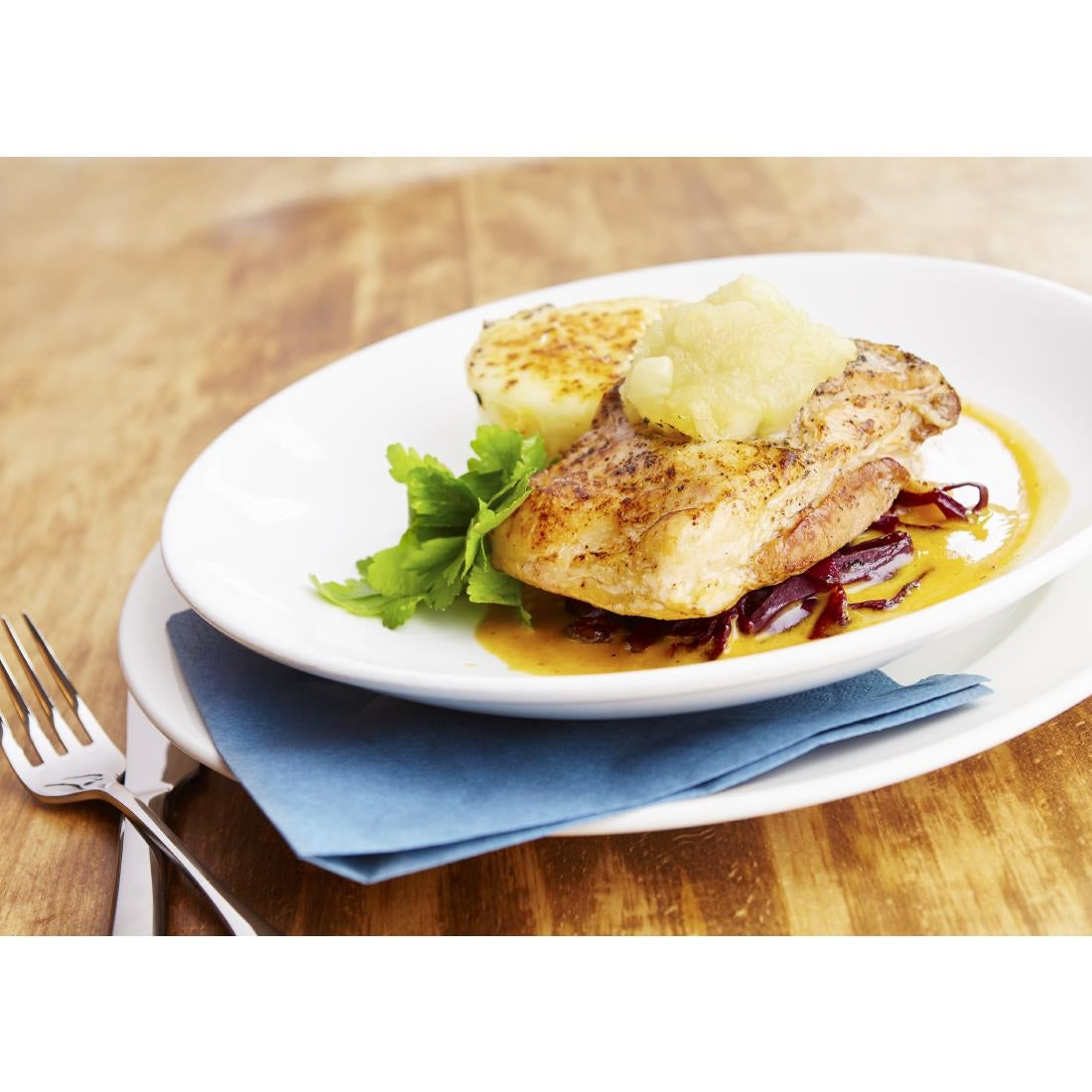 Olympia Whiteware Coupe Plate - 230mm (12 Pack) (230(Ø)mm / 9" | Pack quantity 12) • PAS-U078