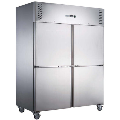 FED-X S/S Four Door Upright Fridge - XURC1200S2V GRS-XURC1200S2V