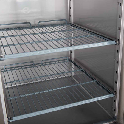 FED-X S/S Full Glass Door Upright Freezer - XURF600G1V GRS-XURF600G1V