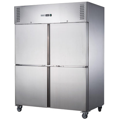 FED-X S/S Four Door Upright Fridge - XURC1410S2V GRS-XURC1410S2V