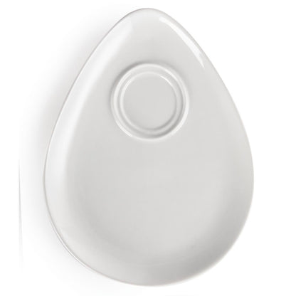 Olympia Whiteware Snack Plate White - 185x240mm (12 Pack) • PAS-Y102