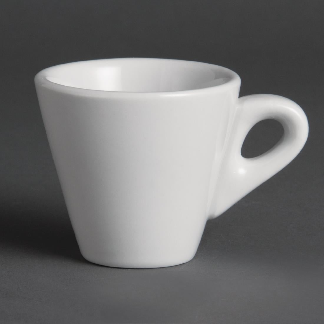 Olympia Whiteware Conical Espresso Cups 60ml (12 Pack) (Pack of 12) • PAS-Y111