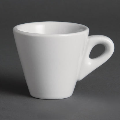 Olympia Whiteware Conical Espresso Cups 60ml (12 Pack) (Pack of 12) • PAS-Y111