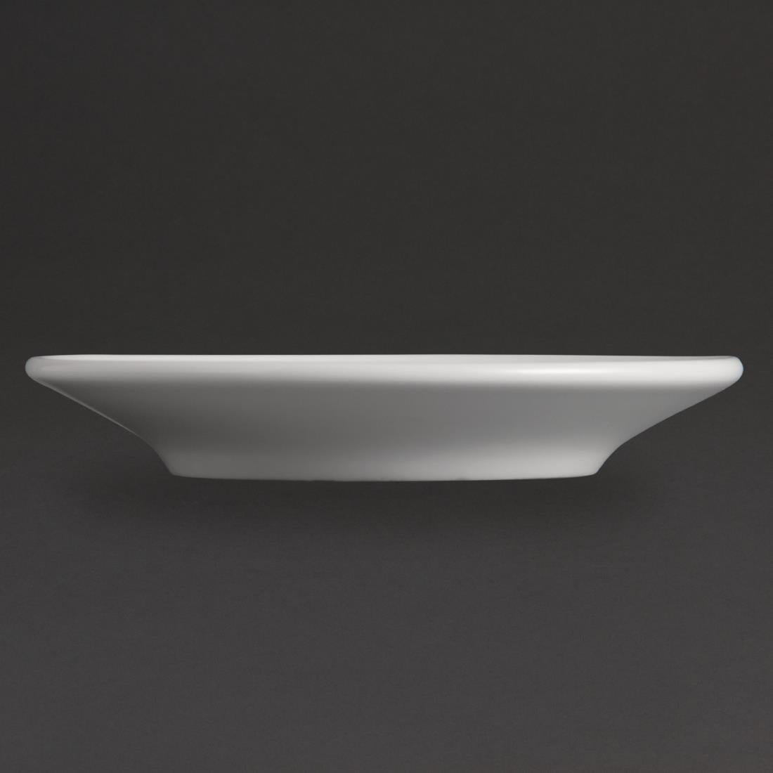 Olympia Whiteware Espresso Saucer White (Fits Y111) - 120mm 4 3/4" (12 Pack) (Colour: White | Pack quantity: 12 | 120mm / 4.75") • PAS-Y112
