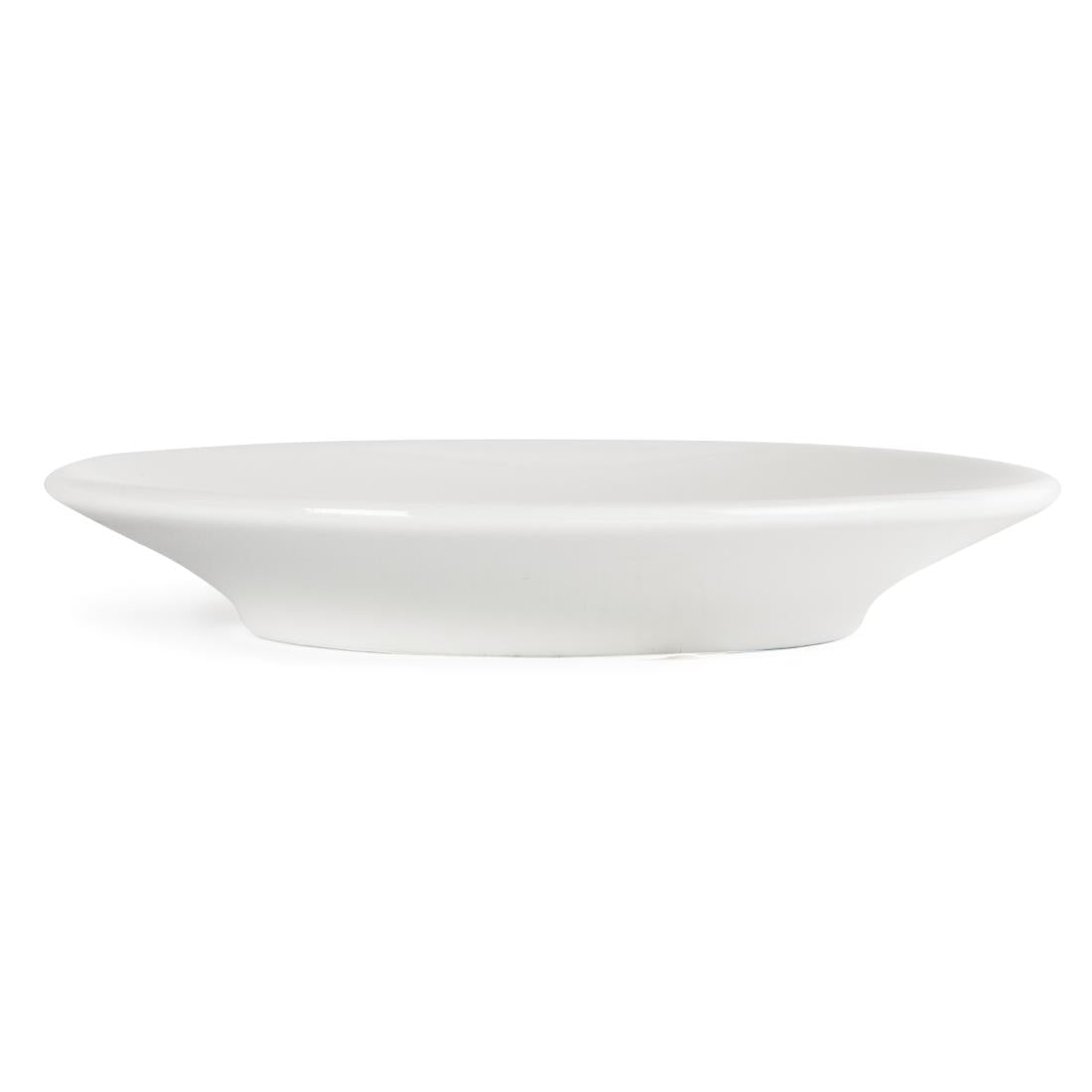 Olympia Whiteware Espresso Saucer White (Fits Y111) - 120mm 4 3/4" (12 Pack) (Colour: White | Pack quantity: 12 | 120mm / 4.75") • PAS-Y112