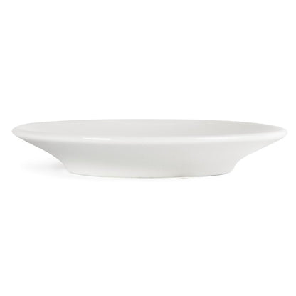 Olympia Whiteware Espresso Saucer White (Fits Y111) - 120mm 4 3/4" (12 Pack) (Colour: White | Pack quantity: 12 | 120mm / 4.75") • PAS-Y112