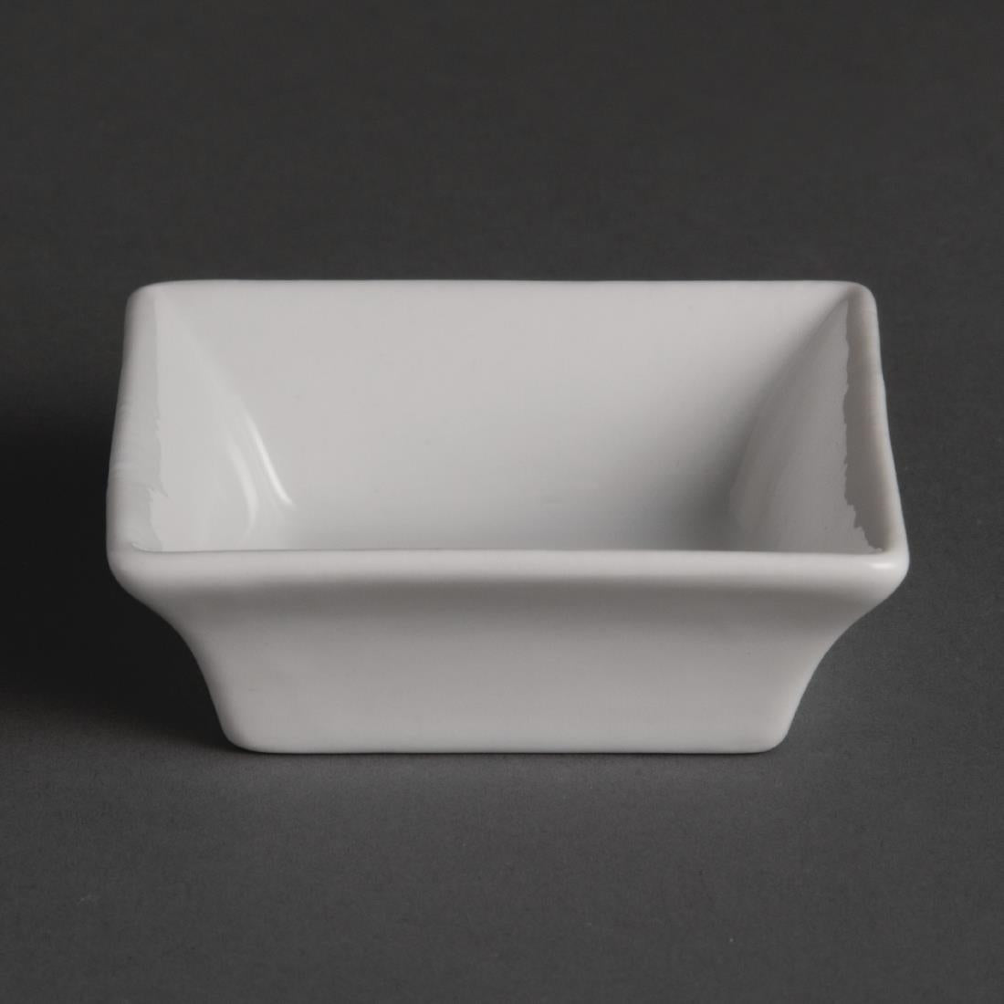 Olympia Whiteware Miniature Square White - 75x75mm (12 Pack) • PAS-Y136