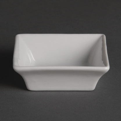 Olympia Whiteware Miniature Square White - 75x75mm (12 Pack) • PAS-Y136