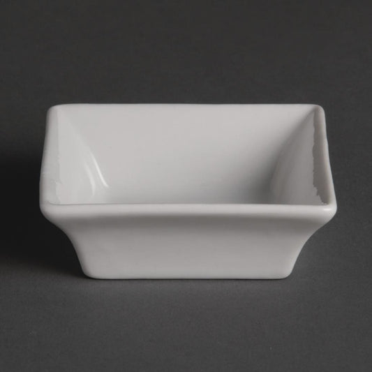 Olympia Whiteware Miniature Square White - 75x75mm (12 Pack) • PAS-Y136