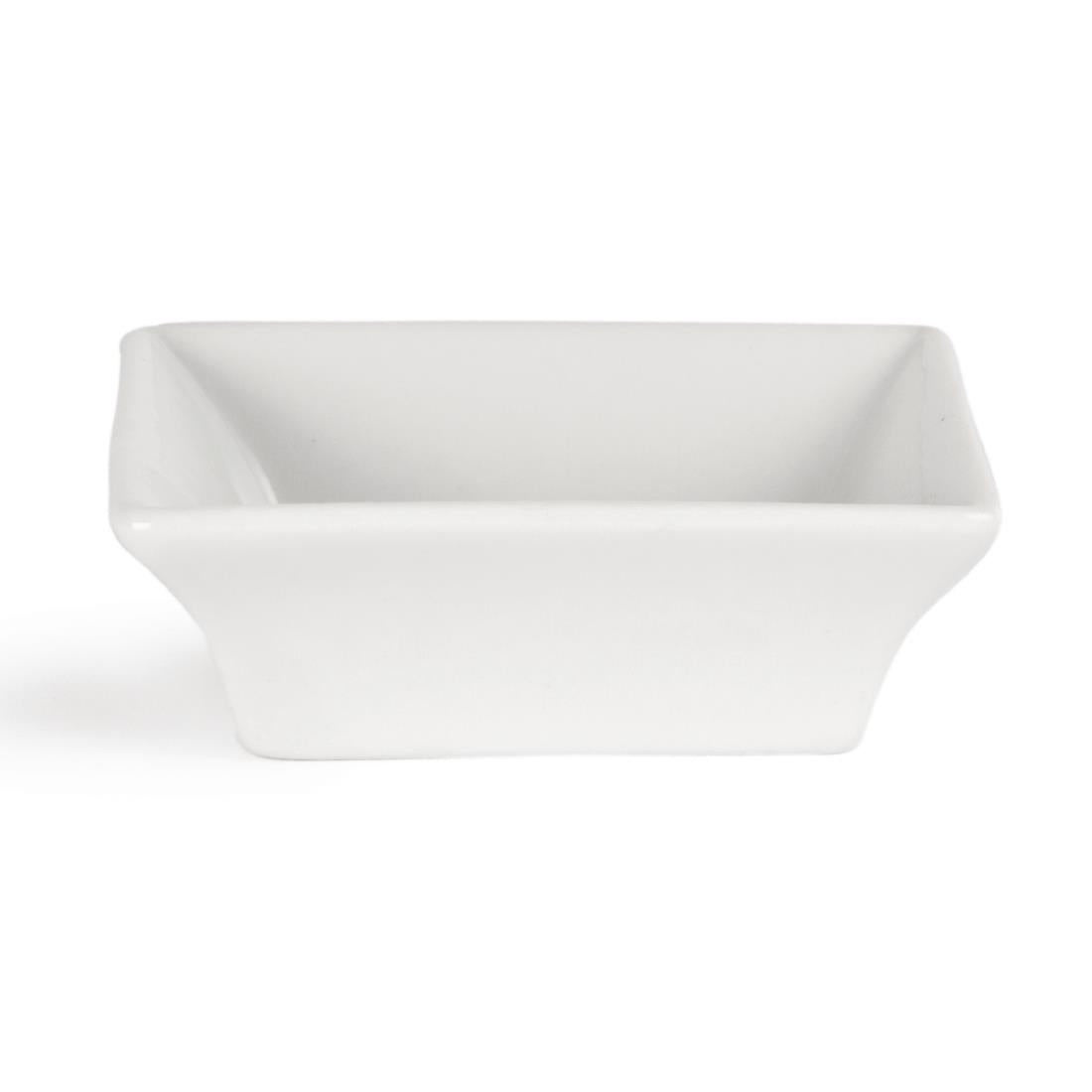 Olympia Whiteware Miniature Square White - 75x75mm (12 Pack) • PAS-Y136