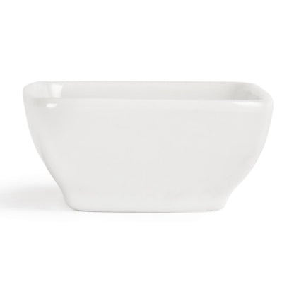 Olympia Whiteware Miniature Rounded Square White - 60x60mm (12 Pack) (60 x 60mm / 2x2" | Pack quantity: 12) • PAS-Y137