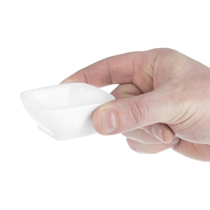 Olympia Whiteware Miniature Rounded Square White - 60x60mm (12 Pack) (60 x 60mm / 2x2" | Pack quantity: 12) • PAS-Y137