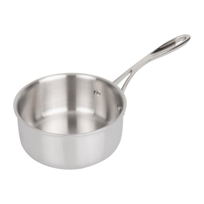 Vogue Stainless Steel & Aluminium Tri-Wall Saucepan 160mm • PAS-Y245