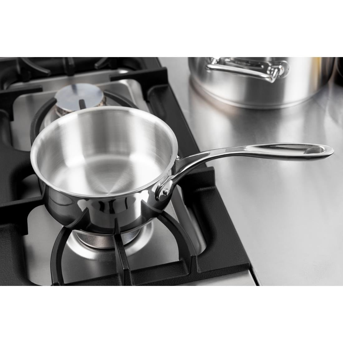 Vogue Stainless Steel & Aluminium Tri-Wall Saucepan 160mm • PAS-Y245