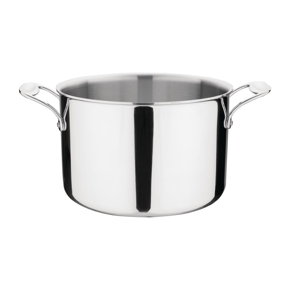 Vogue Stainless Steel & Aluminium Tri-Wall Stew Pan 240mm • PAS-Y255