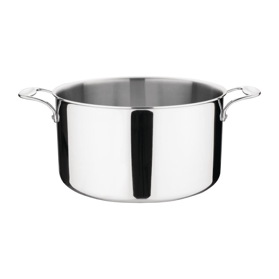 Vogue Stainless Steel & Aluminium Tri-Wall Stew Pan 280mm • PAS-Y256