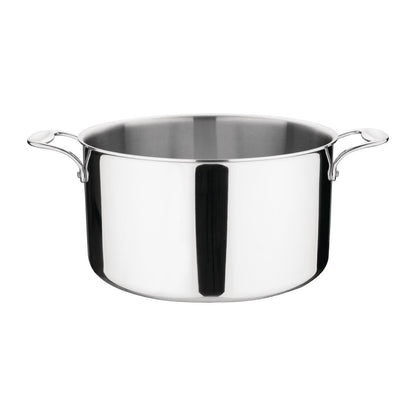 Vogue Stainless Steel & Aluminium Tri-Wall Stew Pan 280mm • PAS-Y256