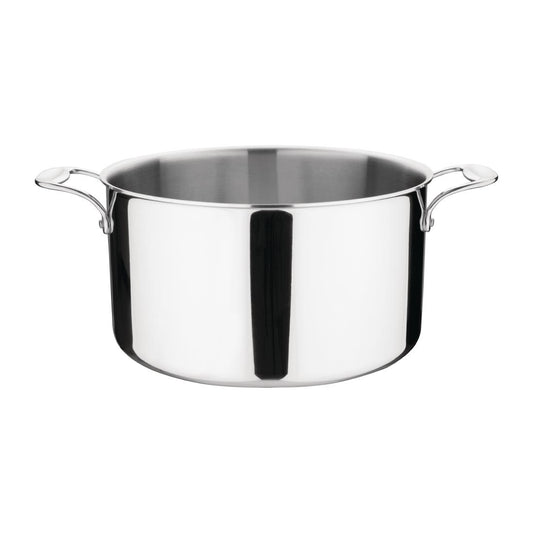 Vogue Stainless Steel & Aluminium Tri-Wall Stew Pan 280mm • PAS-Y256