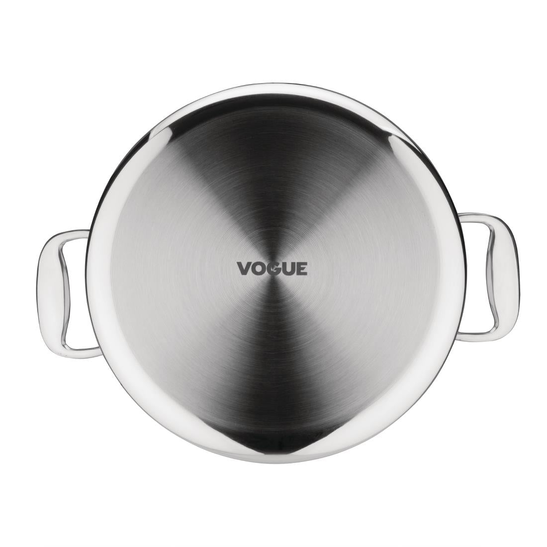 Vogue Stainless Steel & Aluminium Tri-Wall Stew Pan 280mm • PAS-Y256