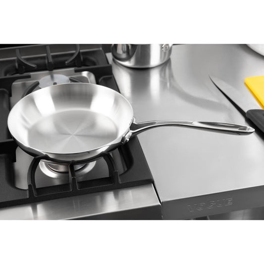 Vogue Stainless Steel & Aluminium Tri-Wall Frying Pan 240mm • PAS-Y320