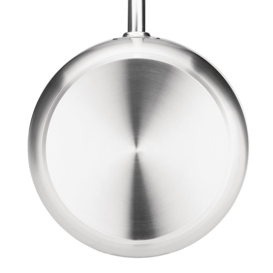 Vogue Stainless Steel & Aluminium Tri-Wall Frying Pan 280mm • PAS-Y321