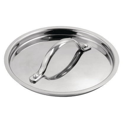 Vogue Stainless Steel & Aluminium Tri-Wall Saucepan Lid 160mm • PAS-Y423