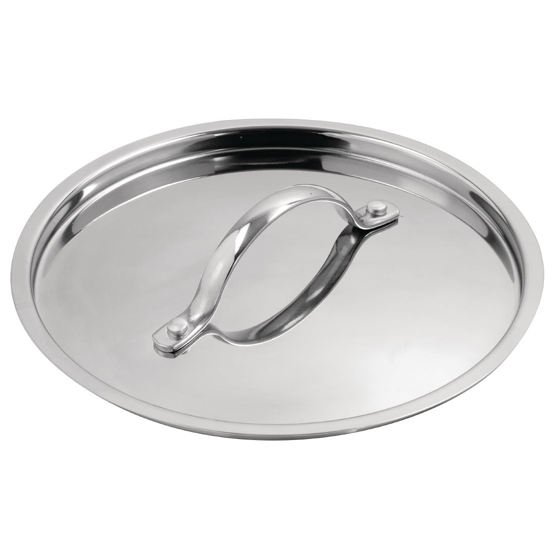Vogue Stainless Steel & Aluminium Tri-Wall Saucepan Lid 200mm • PAS-Y424
