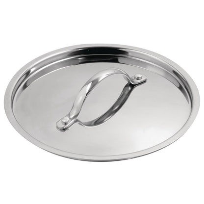 Vogue Stainless Steel & Aluminium Tri-Wall Saucepan Lid 200mm • PAS-Y424