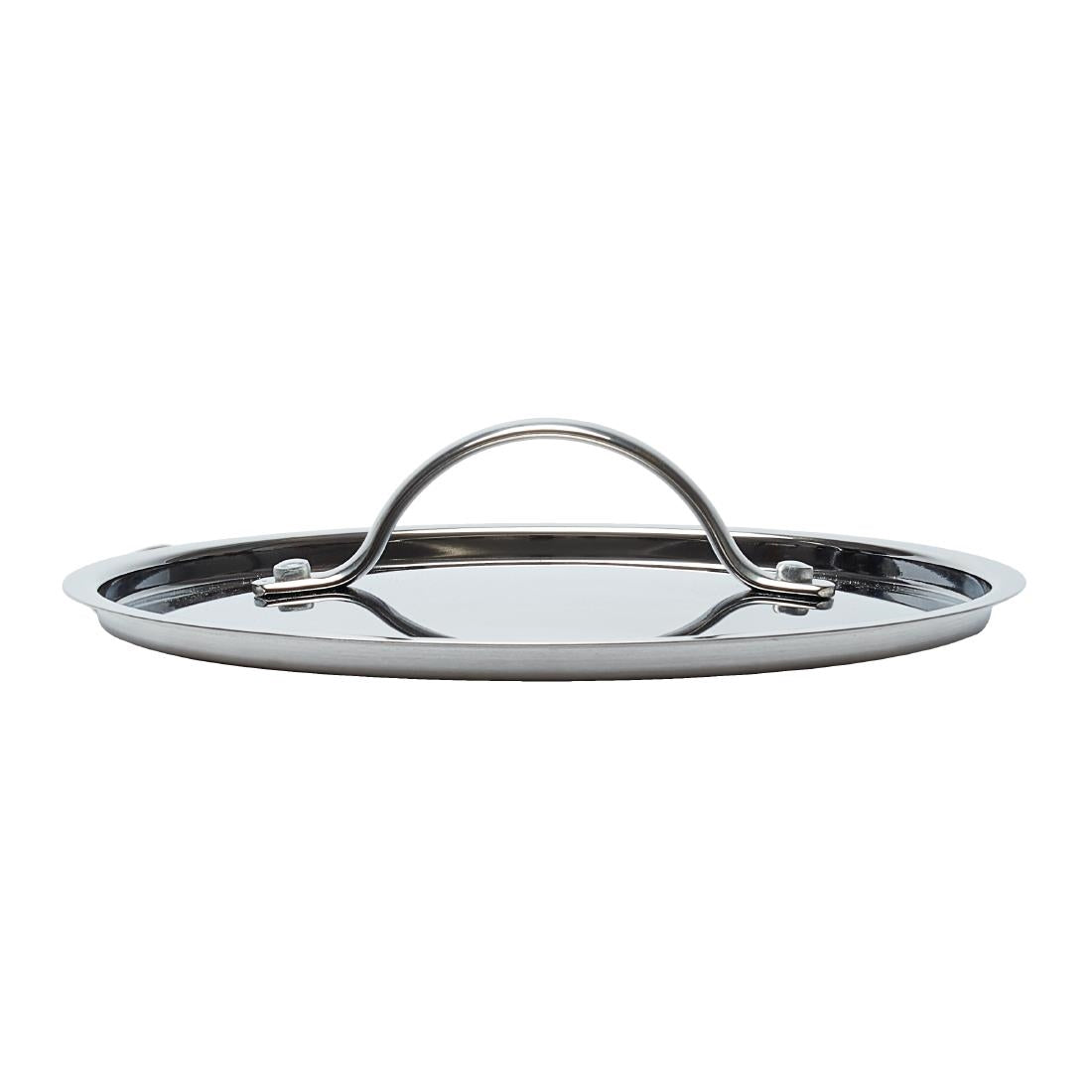 Vogue Stainless Steel & Aluminium Tri-Wall Saucepan Lid 200mm • PAS-Y424