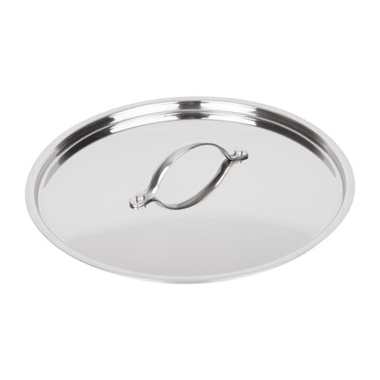 Vogue Stainless Steel & Aluminium Tri-Wall Stew Pan Lid 280mm • PAS-Y426