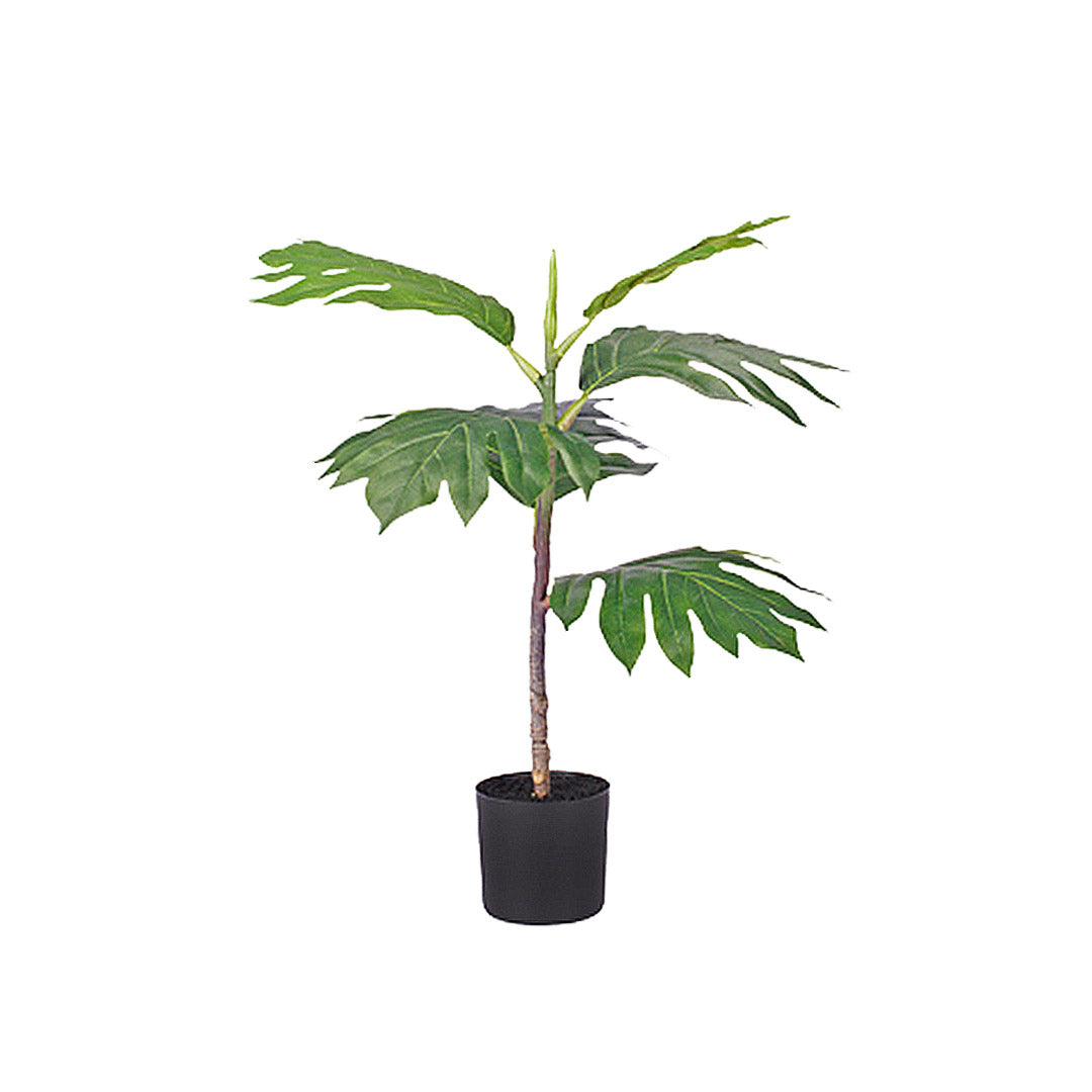 SOGA 60cm Artificial Natural Green Split-Leaf Philodendron Tree Fake Tropical Indoor Plant Home Office Decor LUZ-APlantMBS606