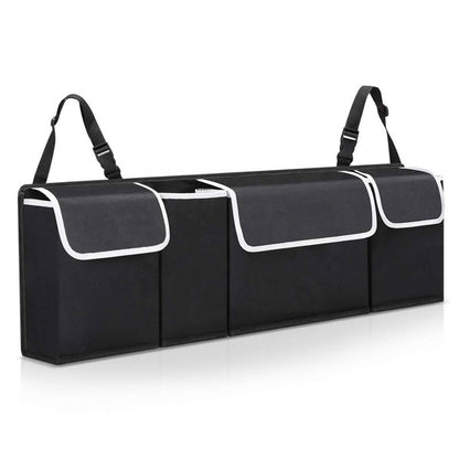SOGA Oxford Cloth Car Storage Trunk Organiser Backseat Multi-Purpose Interior Accessories Black LUZ-CarStorage4Bag