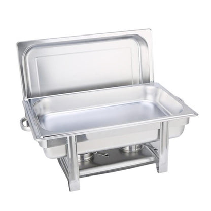 SOGA Single Tray Stainless Steel Chafing Catering Dish Food Warmer LUZ-ChafingDish56081