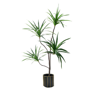 SOGA 180cm Green Artificial Indoor Brazlian Iron Tree Fake Plant Decorative 4 Heads LUZ-APlantFHBS180120
