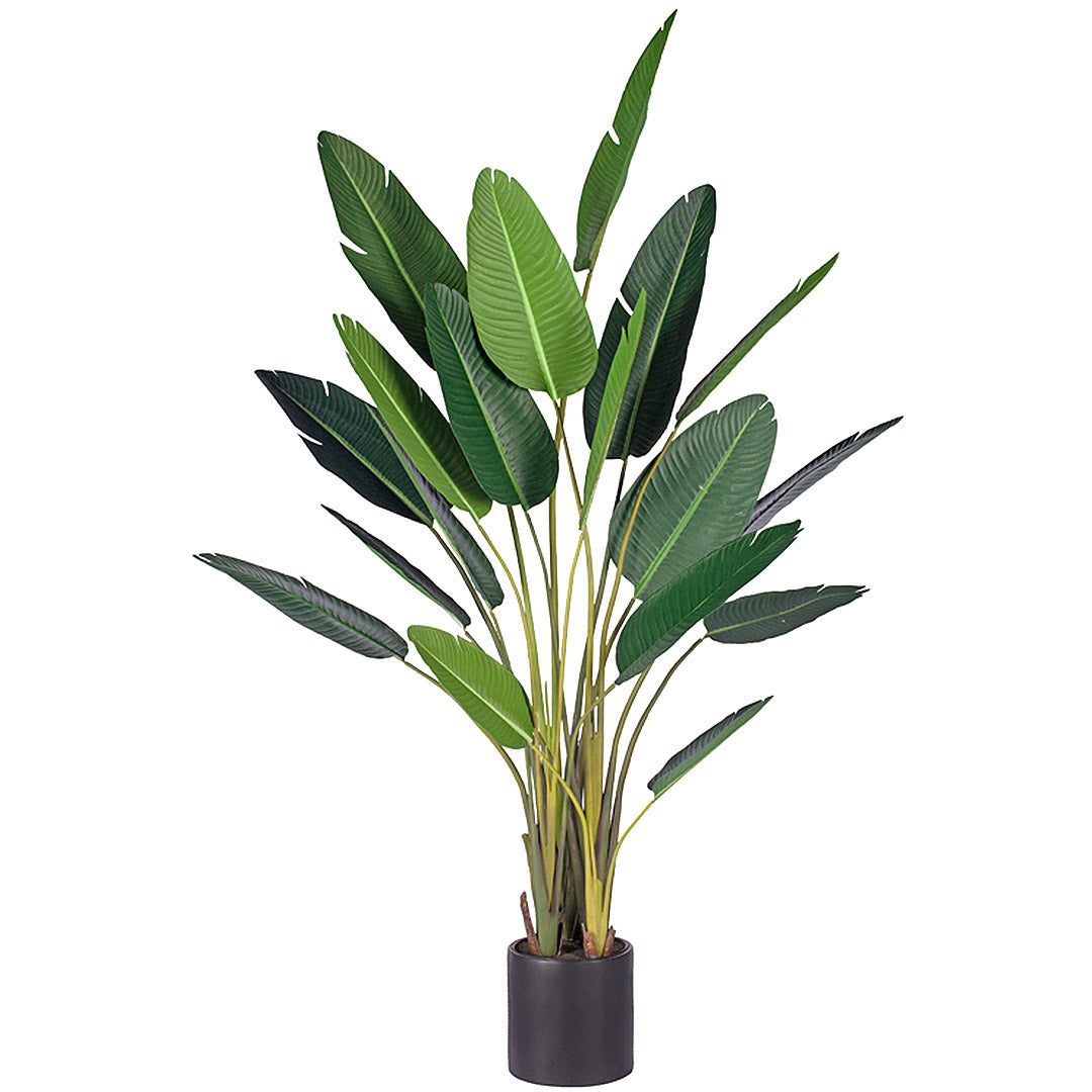 SOGA 245cm Artificial Giant Green Birds of Paradise Tree Fake Tropical Indoor Plant Home Office Decor LUZ-APlantM24518