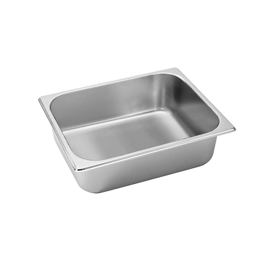 SOGA Gastronorm GN Pan Full Size 1/2 GN Pan 10cm Deep Stainless Steel Tray LUZ-GastronormPans5410X1