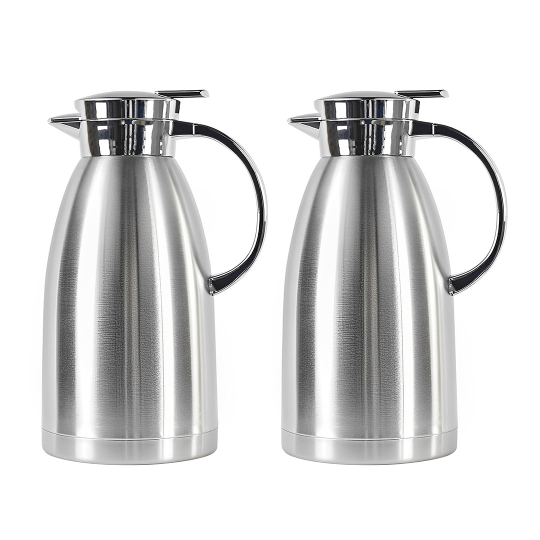 SOGA 2X 2.3L Stainless Steel Kettle Insulated Vacuum Flask Water Coffee Jug Thermal LUZ-BottleWKE23X2