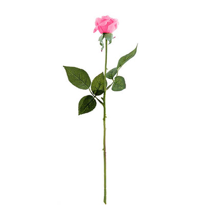 SOGA 10pcs Artificial Silk Flower Fake Rose Bouquet Table Decor Pink LUZ-AFlowerRosePinkX10
