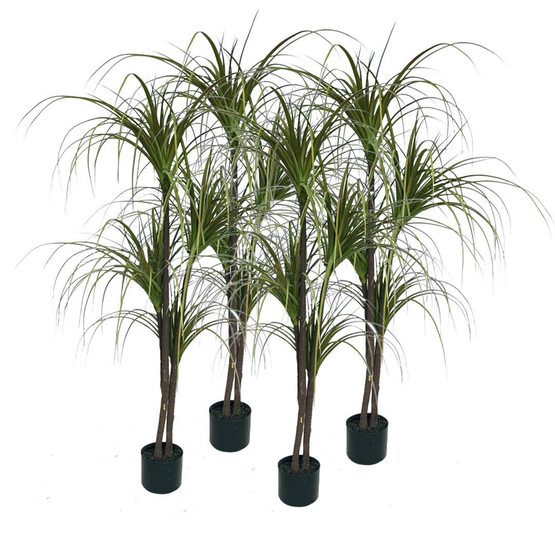 SOGA 4X 150cm Green Artificial Indoor Dragon Blood Tree Fake Plant Simulation Decorative LUZ-APlantFHL1504X4