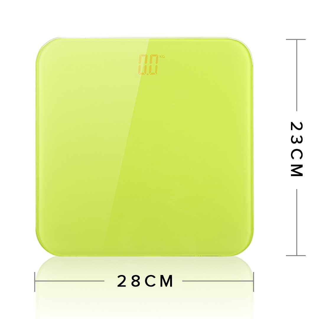 SOGA 2X 180kg Digital Fitness Weight Bathroom Gym Body Glass LCD Electronic Scales Green LUZ-BodyWeightScaleGreenX2